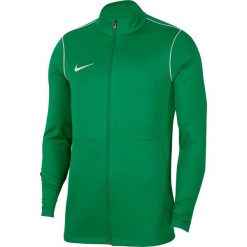 Nike Dry Park 20 TRK JKT K Juniorska bluza z zamkiem, 100% poliester. Zielone bluzy sportowe Nike, bez wzorów, z poliesteru, bez kaptura. Za 119.00 zł.