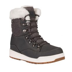 Buty Spacerowe Damskie Raegan. Szare trekkingi Trespass, z futra, przed kostkę, trekkingowe. Za 294.99 zł.