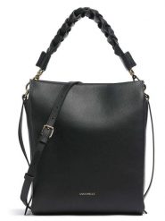 COCCINELLE Skórzana torebka w kolorze czarnym - 23 x 27 x 10 cm rozmiar: onesize. Czarne torby na ramię Coccinelle, bez wzorów, z materiału, na ramię, bez dodatków. Za 1,112.23 zł.