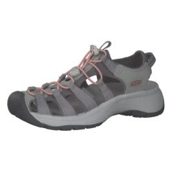 Buty do chodzenia damskie Keen Astoria. Brązowe trekkingi Keen, z materiału, trekkingowe. Za 621.00 zł.