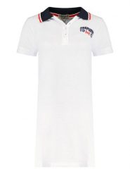 ANAPURNA Sukienka "Kareteak" w kolorze białym rozmiar: XXL. Białe sukienki ANAPURNA, na co dzień, xxl, bez wzorów, z bawełny, bez kołnierzyka, bez ramiączek, mini, proste. Za 73.99 zł.