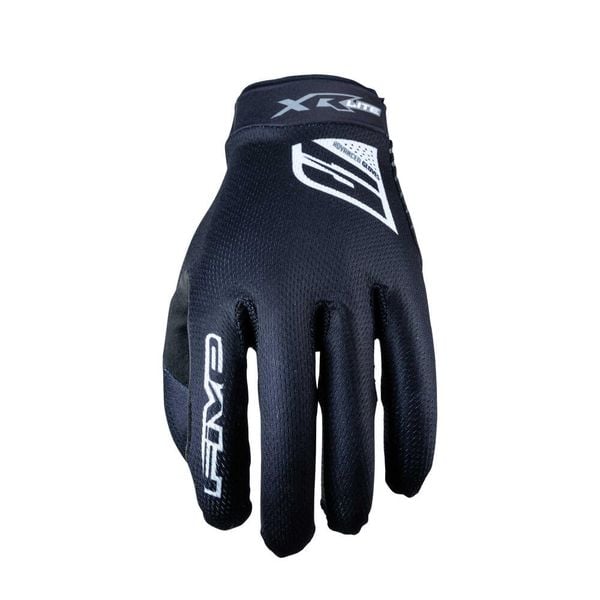 Rękawiczki XR-LITE - CZARNO-BIAŁE - M/9. Białe rękawiczki FIVE GLOVES, bez wzorów, sportowe. Za 117.00 zł.