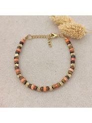 Nakkash Pozłacana bransoletka z tygrysim okiem rozmiar: onesize. Brązowe bransoletki Nakkash, pozłacane. Za 52.79 zł.