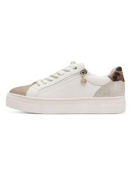 Tamaris Sneakersy w kolorze złoto-białym rozmiar: 42. Białe trampki Tamaris, bez wzorów, bez zapięcia. Za 153.71 zł.