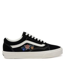 Tenisówki Vans. Czarne trampki Vans, bez wzorów, bez zapięcia. Za 289.99 zł.