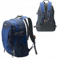 Trekkingowy plecak turystyczny Hi-Tec Murray. Niebieskie plecaki Hi-tec, bez wzorów. Za 164.11 zł.