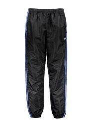 Adidas Spodnie dresowe w kolorze czarno-niebieskim rozmiar: L. Czarne spodnie dresowe Adidas, l, bez wzorów, z dresówki. Za 144.24 zł.