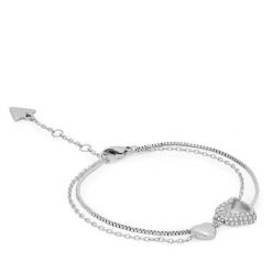 Bransoletka Guess. Szare bransoletki Guess, srebrne. Za 279.99 zł.