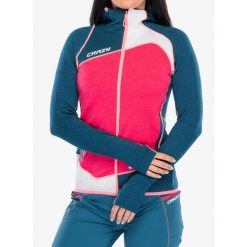 Bluza polarowa damska Crazy Pull Ionic Light. Czerwone bluzy Crazy, m, bez wzorów, z polaru, bez kaptura. Za 749.99 zł.