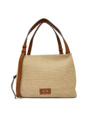 Armani Exchange Torebka XW002603 AF22683 M6261 Beżowy. Brązowe torebki klasyczne Armani Exchange, bez wzorów, z materiału, bez dodatków. Za 939.99 zł.