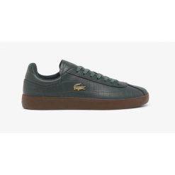 Buty Sportowe Męskie Lacoste Baseshot. Zielone topy Lacoste, m, bez wzorów, z gumy, bez kołnierzyka, bez ramiączek. Za 431.20 zł.