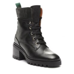 Botki Pikolinos. Czarne botki Pikolinos, bez wzorów, bez obcasa, na słupku, bez zapięcia. Za 799.99 zł.