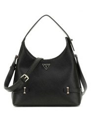 Guess Torebka w kolorze czarnym - 24 x 32 x 10 cm rozmiar: onesize. Czarne torby na ramię Guess, z aplikacjami, z materiału, na ramię, bez dodatków. Za 485.45 zł.