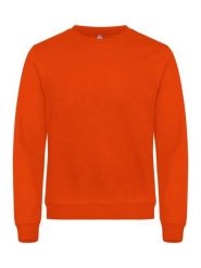 Clique Basic Roundneck bluza unisex z utrwalonego materiału – blood orange. Brązowe bluzy CLIQUE, m, bez wzorów, z bawełny, bez kaptura. Za 155.70 zł.