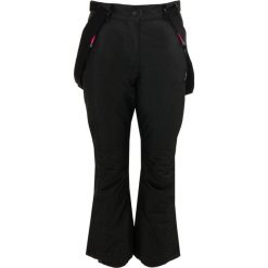 Wodoodporne damskie spodnie narciarskie Athl. DPT Breanna - Czarne 2XL. Czarne spodnie dresowe ZSPORT, xl, bez wzorów, narciarskie. Za 367.99 zł.