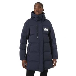 Płaszcz zimowy damski Helly Hansen Adore Puffy Parka. Niebieskie płaszcze Helly Hansen, na zimę, xl, bez wzorów, bez kaptura. W wyprzedaży za 1,229.00 zł.