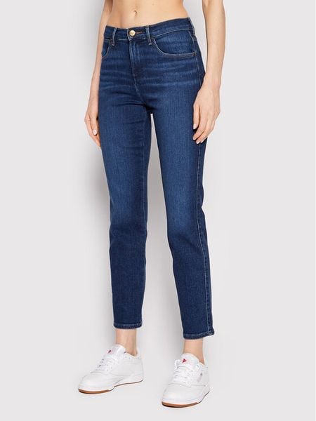 Wrangler Jeansy W26LZM23Z 112145952 Granatowy Slim Fit. Niebieskie jeansy Wrangler, bez wzorów. Za 269.00 zł.