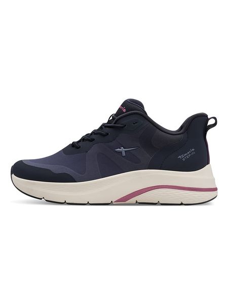 Tamaris Sneakersy w kolorze granatowym rozmiar: 40. Niebieskie trampki Tamaris, bez wzorów, bez zapięcia. Za 169.95 zł.