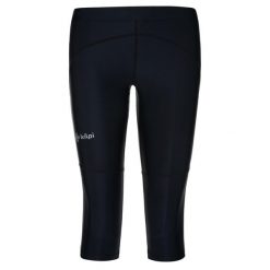 Damskie legginsy 3/4 Kilpi VIGA-W. Czarne legginsy sportowe Kilpi, s, bez wzorów, z materiału, do biegania. Za 156.50 zł.