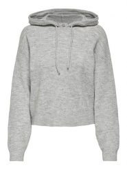 JDY Bluza w kolorze szarym rozmiar: M. Szare bluzy JDY, m, bez wzorów, prążkowane, z kapturem. Za 79.21 zł.