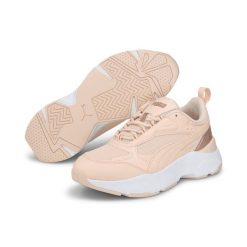 Buty Sportowe Damskie Puma CASSIA DISTRESSED. Czerwone obuwie sportowe Puma, bez zapięcia. Za 231.99 zł.