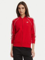 Adidas Bluza adicolor SST Classic KD3782 Czerwony Regular Fit. Czerwone bluzy Adidas, xs, bez wzorów, z bawełny, bez kaptura. Za 329.99 zł.