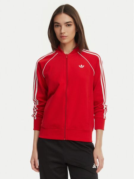 Adidas Bluza adicolor SST Classic KD3782 Czerwony Regular Fit. Czerwone bluzy Adidas, xs, bez wzorów, z bawełny, bez kaptura. Za 214.99 zł.