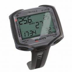 Komputer nurkowy QUAD 2. Czarne, cyfrowe zegarki Mares. Za 1,252.36 zł.