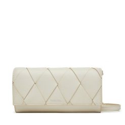 Torebka Calvin Klein. Białe listonoszki Calvin Klein, bez wzorów, bez dodatków. Za 219.99 zł.