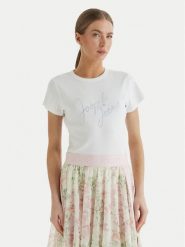 JOOP! Jeans T-Shirt Tineta 10019315 30102094 Biały Regular Fit. Białe t-shirty Joop! Jeans, l, bez wzorów, z bawełny, bez kołnierzyka, bez ramiączek. Za 379.99 zł.