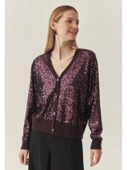 TATUUM Kardigan "Gloss" w kolorze bordowym rozmiar: XXL. Czerwone kardigany Tatuum, xxl, bez wzorów. Za 162.49 zł.