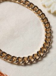 Lodie Silver Pozłacany naszyjnik - dł. 40 cm rozmiar: onesize. Szare naszyjniki Lodie Silver, metalowe. Za 78.99 zł.