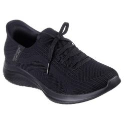 Buty sportowe Sneakersy damskie, Slip-Ins Ultra Flex 3.0 - Brilliant. Czarne obuwie sportowe Skechers, bez zapięcia, trekkingowe, Skechers Sport. Za 339.99 zł.