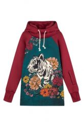 Bluza outdoorowa z kapturem damska DEEP TRIP Alex softshell. Czerwone bluzy DEEP TRIP, na zimę, m, bez wzorów, z bawełny, z kapturem. Za 499.00 zł.