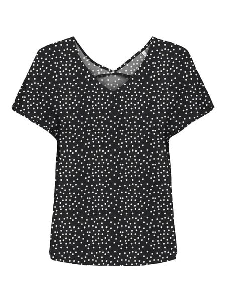 ONLY Bluzka w kolorze czarnym rozmiar: XL. Czarne bluzki Only, xl, bez wzorów, z wiskozy, bez kołnierzyka, bez ramiączek. Za 71.23 zł.