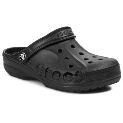 Klapki Crocs. Czarne klapki Crocs, bez wzorów, bez obcasa. Za 111.99 zł.
