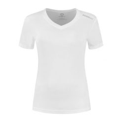 Funkcjonalna koszulka damska Rogelli PROMOTION LADY. Białe koszulki sportowe Rogelli, bez wzorów, bez ramiączek, do biegania. Za 66.40 zł.