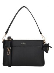 Charm Torebka w kolorze czarnym - 25 x 15 x 6 cm rozmiar: onesize. Czarne torby na ramię Charm, bez wzorów, z materiału, na ramię, bez dodatków. Za 86.99 zł.