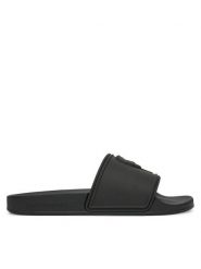 KARL LAGERFELD Klapki Kondo 2.0 KL80919M Czarny. Czarne klapki KARL LAGERFELD, bez wzorów, z tworzywa sztucznego, bez obcasa. Za 279.99 zł.