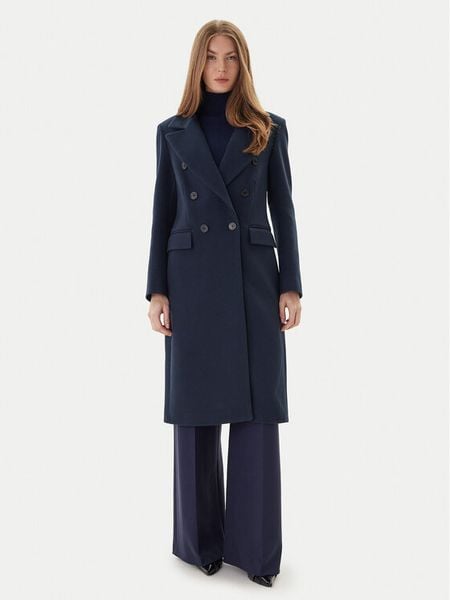 Maryley Płaszcz przejściowy 25IB807/01BL Granatowy Regular Fit. Niebieskie płaszcze Maryley, xl, bez wzorów, z syntetyku, bez kaptura. Za 789.99 zł.