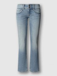 Pepe Jeans Dżinsy "Iconic Gen" - Slim fit - w kolorze błękitnym rozmiar: W28/L30. Niebieskie jeansy Pepe Jeans, l, z aplikacjami. Za 228.92 zł.