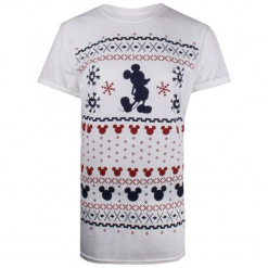Christmas T-Shirt Damska Koszulka Mickey Fairisle Xl Biały. Bluzki marki Christmas T-Shirt. Za 65.00 zł.