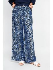 Le Jardin du Lin Spodnie w kolorze czarno-niebieskim rozmiar: 42. Czarne spodnie materiałowe Le jardin du lin, bez wzorów, z materiału, z standardowym stanem. Za 108.99 zł.