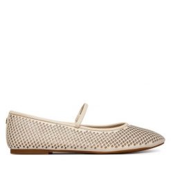 Baleriny LAUREN RALPH LAUREN. Białe baleriny Lauren Ralph Lauren, bez wzorów, bez obcasa. Za 638.99 zł.