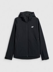 4F Kurtka przejściowa membrana 5000 damska - czarna S. Czarne kurtki 4f, na jesień, l, bez wzorów, bez kaptura. Za 299.99 zł.