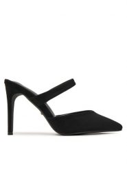 DeeZee Klapki HT78401-7 Czarny. Czarne klapki DeeZee, bez wzorów, z materiału, bez obcasa. Za 139.99 zł.