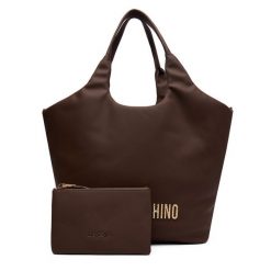 Torebka LOVE MOSCHINO. Brązowe shopper Love Moschino, bez wzorów, bez dodatków. Za 1,099.00 zł.