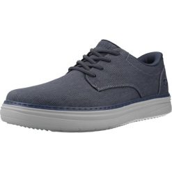 Buty SKECHERS HYLAND JUSTINO Niebieski. Niebieskie trekkingi Skechers, z materiału, trekkingowe. Za 288.99 zł.