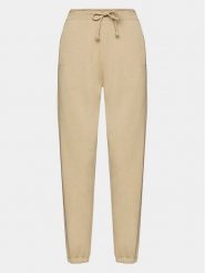Outhorn Spodnie dresowe OTHAW23TTROF478 Beżowy Regular Fit. Brązowe spodnie dresowe Outhorn, l, bez wzorów, z bawełny. Za 79.99 zł.