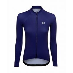 Damski jersey z długim rękawem Kalas Passion Z3 Temps. Niebieskie kurtki sportowe KALAS, bez wzorów, z jersey, bez kaptura, rowerowe. Za 514.00 zł.